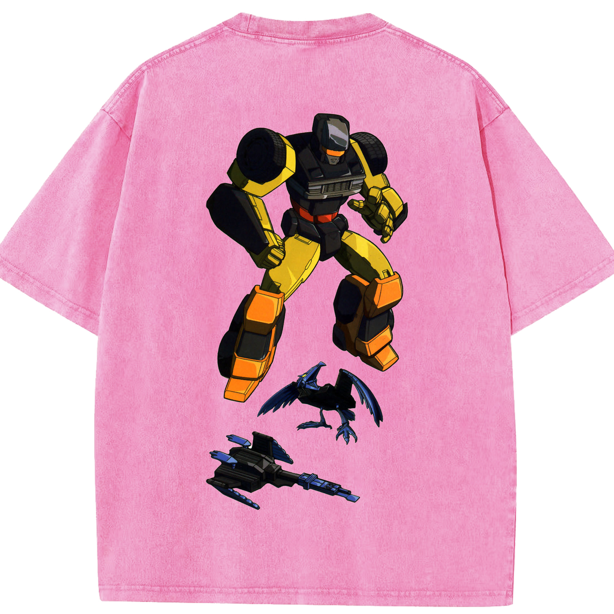 （画像用）  綿100% ヴィンテージ風 半袖Tシャツ（背面プリント）